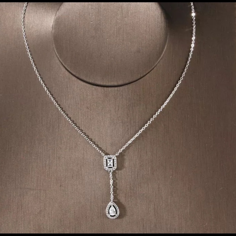 Necklace with crystals set to perfection